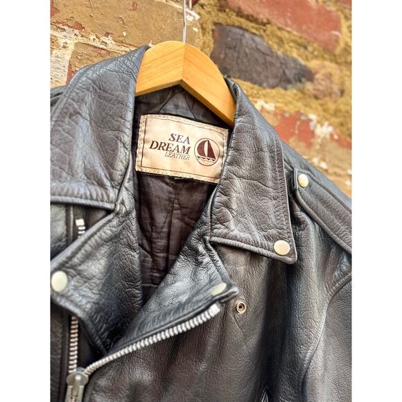 Sea Dream Leather Motorcycle Jacket Size 44 (Large) - Picture 2 of 4